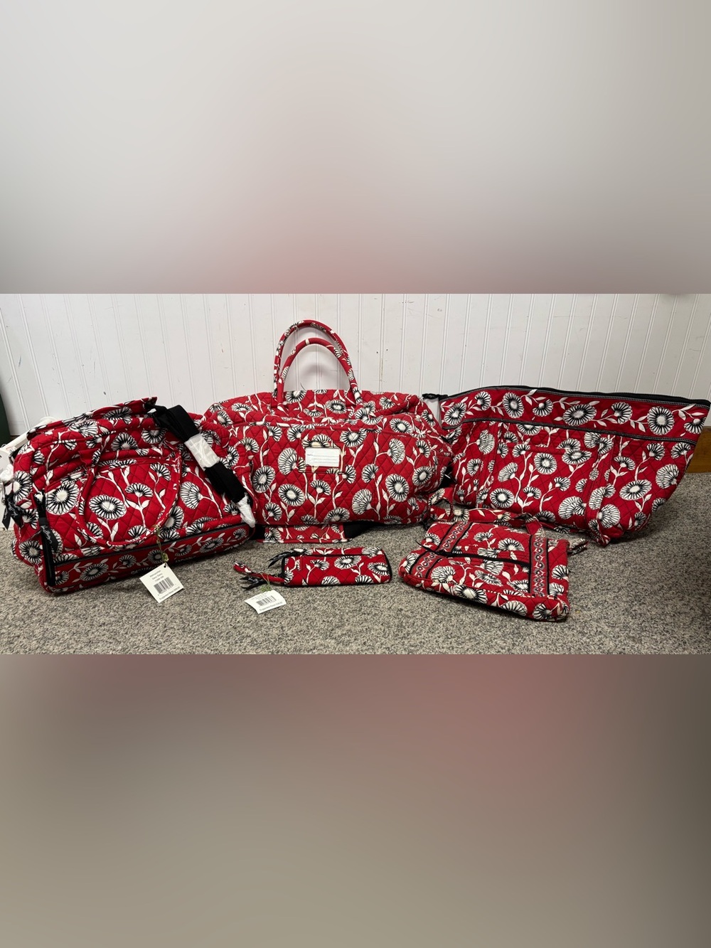Vera Bradley COMPLETE 5pc Deco Daisy set
